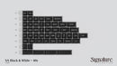 SA Black & White Keycap Set