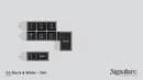 SA Black & White Keycap Set