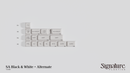 SA Black & White Keycap Set