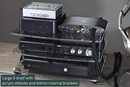 Sound Solver Large Desktop Audio Rack | Internal Brackets | Acrylic Shelves