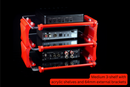 Sound Solver Medium Desktop Audio Rack | External Brackets | Acrylic Shelves