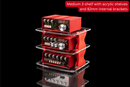 Sound Solver Medium Desktop Audio Rack | Internal Brackets | Acrylic Shelves