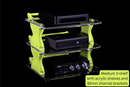 Sound Solver Medium Desktop Audio Rack | Internal Brackets | Acrylic Shelves