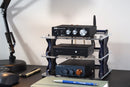 Sound Solver Medium Desktop Audio Rack | Internal Brackets | Acrylic Shelves