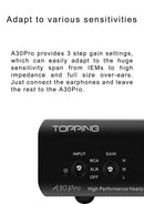 TOPPING A30 Pro Desktop Headphone Amp (Apos Certified)