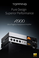 TOPPING A900 Ultra-Flagship Headphone Amplifier (Apos Certified)