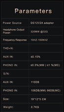 xDuoo MP-01 Tube Phono Preamp & Headphone Amplifier