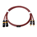 ZY 2RCA to 2XLR-M Signal Line Zy-396 Cable (Apos Certified)