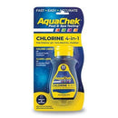 AquaChek Yellow 4-in-1 Chlorine Test Strips, 50 Strips per Bottle | 511244A