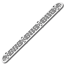 AquaStar 32" Channel Drain w/ Mud Frame, White | 32CDFLFR101