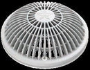 AquaStar 8" Round MoFlow Suction Outlet Cover and Mud Frame, White | 8MF101