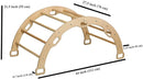 XL Wooden Climbing Arch Set With Christmas Design Pillow