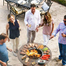 Arteflame - Classic 40" Black Label Tall Round Base with Storage