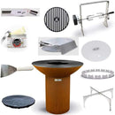 Arteflame Classic 40" Grill - High Round Base Bundle with 10 Grilling Accessories