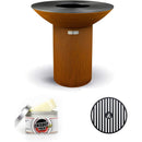Arteflame Classic 40" Grill - High Round Base with 2 Grilling Accessories