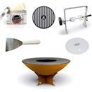 Arteflame Classic 40" Grill - Low Euro Base with 5 Grilling Accessories