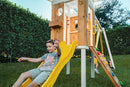 Forest - Modern Backyard Outdoor Swing Set 2 Swings and Trapeze Bar