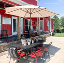 Lyon 2023| 9 Feet Patio Umbrella With Push Button Tilt and Crank