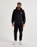 Armani Exchange Updated Icon Logo Fleece Full-Zip Hoodie