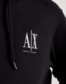 Armani Exchange Updated Icon Logo Fleece Full-Zip Hoodie