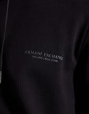 Armani Exchange Updated Milano Logo Fleece Full-Zip Hoodie