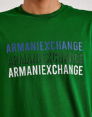 Armani Exchange Triple Logo Print Tee
