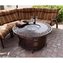 AZ Patio Heaters Circular Cast Aluminum Firepit with Lid
