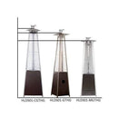 AZ Patio Heaters Compact Tall Quartz Glass Tube Heater