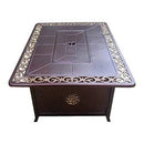 AZ Patio Heaters Decorative Firepit with Scroll Design