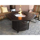 AZ Patio Heaters Hammered Bronze Hexagon Fire Pit