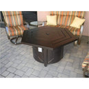 AZ Patio Heaters Hammered Bronze Hexagon Fire Pit