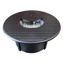 AZ Patio Heaters Round Slatted Cast Aluminum Fire Pit