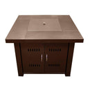 AZ Patio Heaters Square Fire Pit with Lid