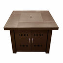 AZ Patio Heaters Square Fire Pit with Lid
