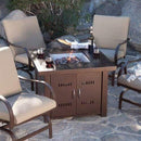 AZ Patio Heaters Square Fire Pit with Lid
