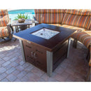 AZ Patio Heaters Square Fire Pit with Lid