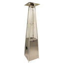 AZ Patio Heaters Tall Quartz Glass Tube Heater - Stainless Steel