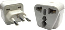 CKITZE B-13 Grounded Universal Plug Adapter Type N for Brazil and South Africa - CE Certified