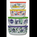 Pyrex 8-Piece Decorated Food Storage Set