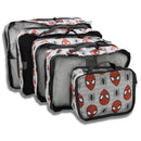 Marvel Spiderman 5pk Packing Cube - Black/Red