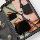 3pc Toiletry Kit and Bag - Black