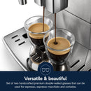 DeLonghi 6oz Cappuccino Double Wall Thermal Glasses 2pk