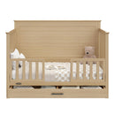 Tristan 5-in-1 Convertible Crib with Drawer - Driftwood