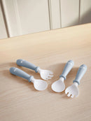 Baby Spoon and Fork Set - Powder Blue