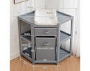 Baby Corner Changing Table - Gray