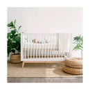 Soho 3-in-1 Convertible Crib - White + Natural