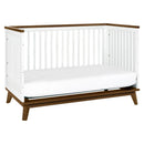 Scoot 3-in-1 Convertible Crib with Toddler Bed Kit - White/Natural Walnut