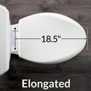 NextStep2 Toilet Seat Elongated - Easy Installation