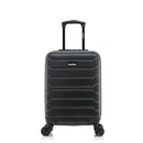 Lightweight Hardside Large Checked Spinner Suitcase - Black