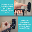 Easy Swing and Lock Stairway Gate